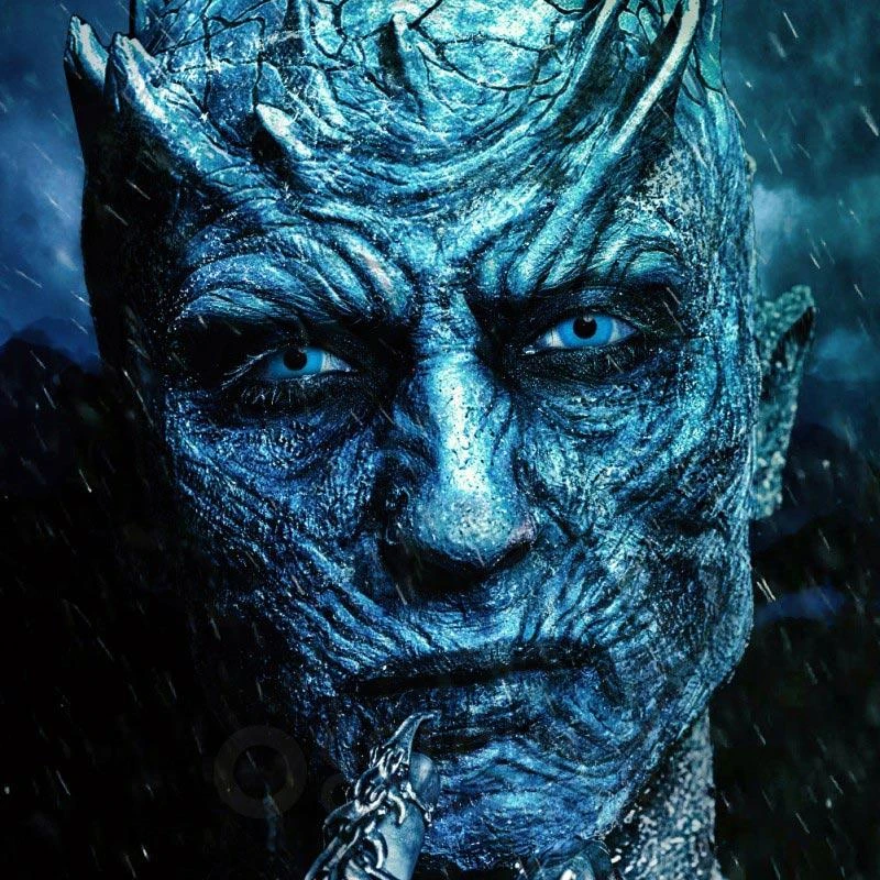 Halloween Blueout Prescription Colored Contact Lenses