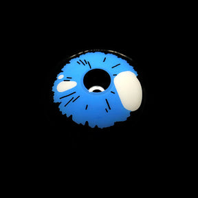 Cosplay Black Lobelia-Blue Colored Contact Lenses