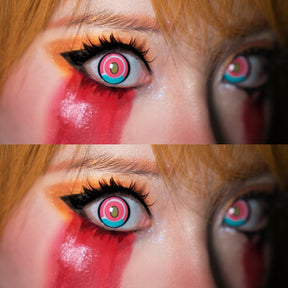Cosplay Titan Pink Colored Contact Lenses