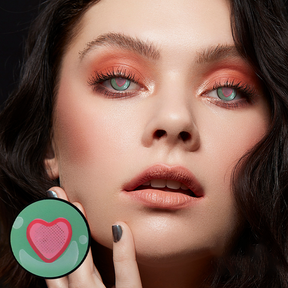 Cosplay Puppet Green Colored Contact Lenses