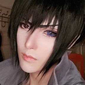 Cosplay NARUTO Uchiha Sasuke Shalingan Red Prescription Colored Contact Lenses