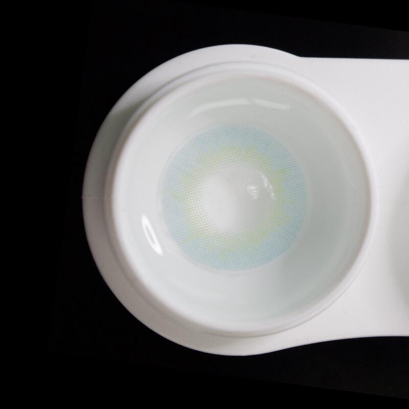 Cherry OCEAN Blue Prescription Colored Contact Lenses