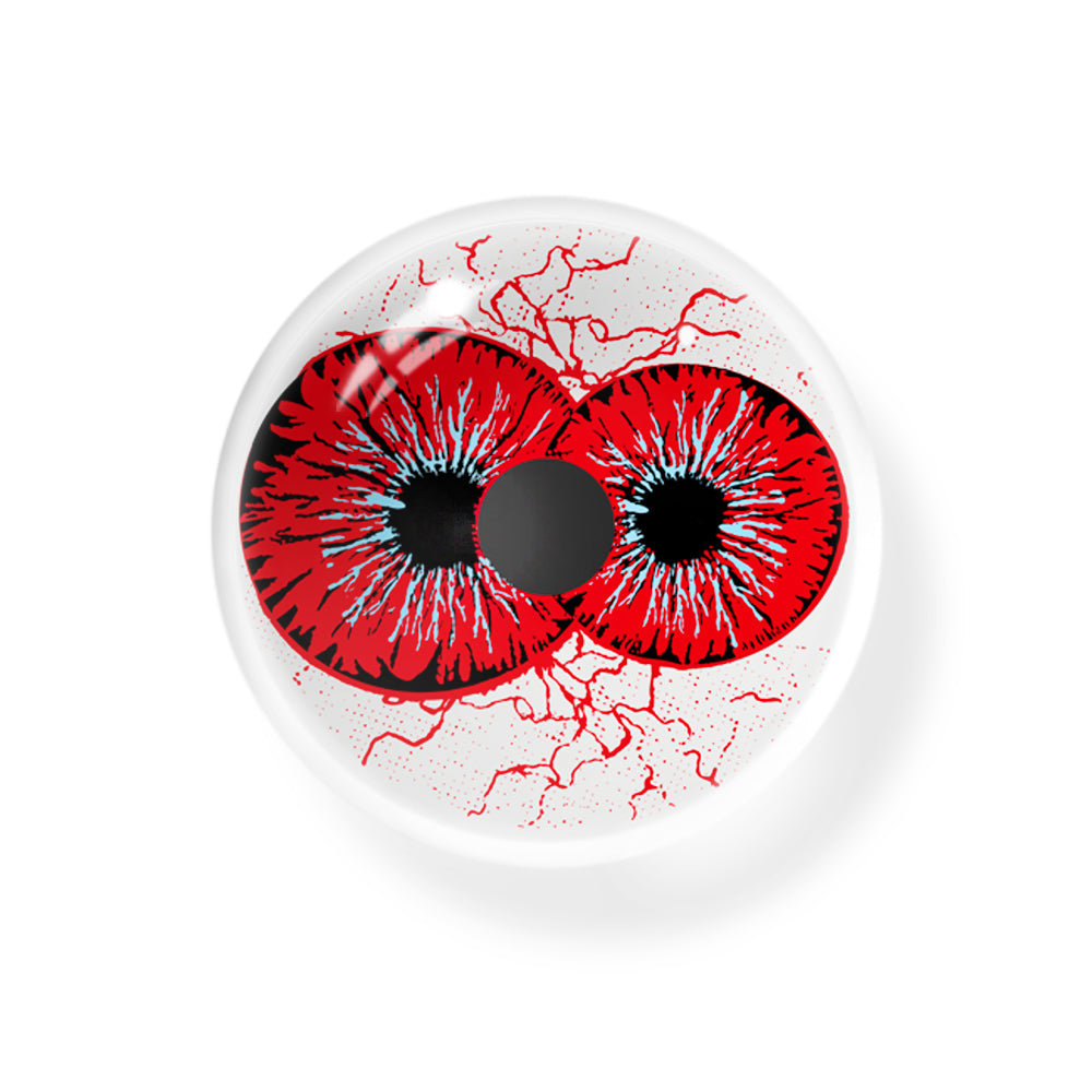 Cosplay Twin Abyss Eyes Red Colored Contact Lenses
