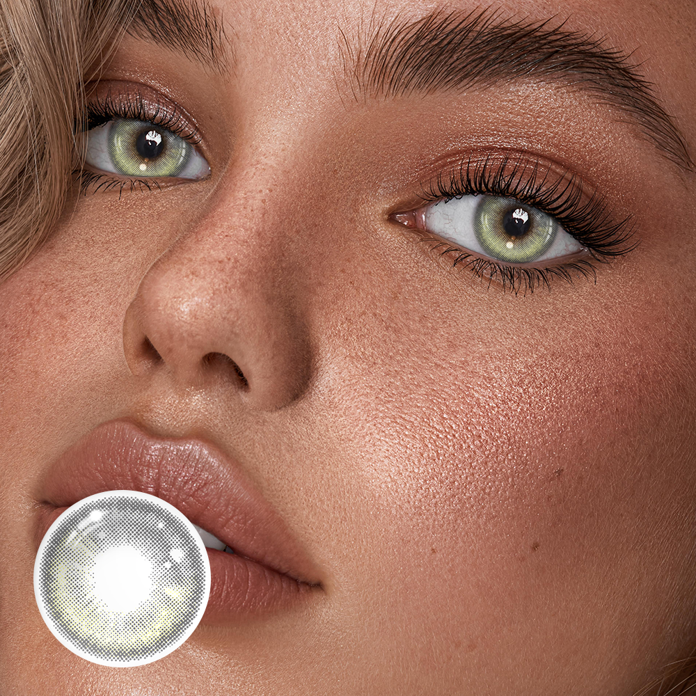 Yari Gray Prescription Colored Contact Lenses