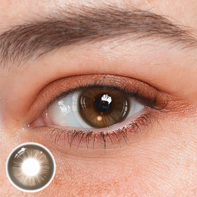 Americano Brown Prescription Colored Contact Lenses