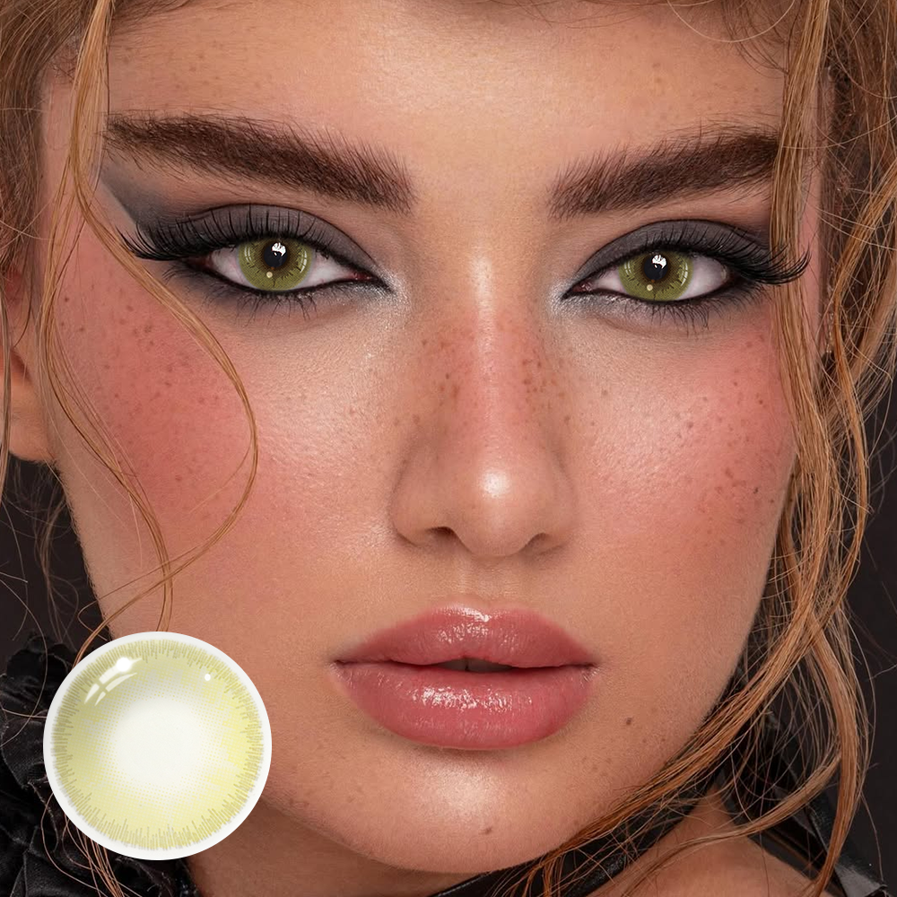 Elite Sandy Gray Prescription Colored Contact Lenses