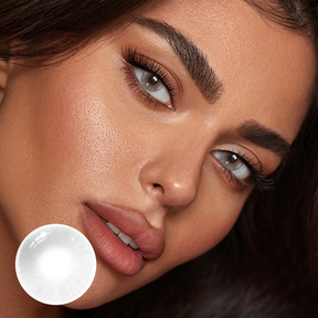 Hidrocor Icy Gray Prescription Colored Contact Lenses