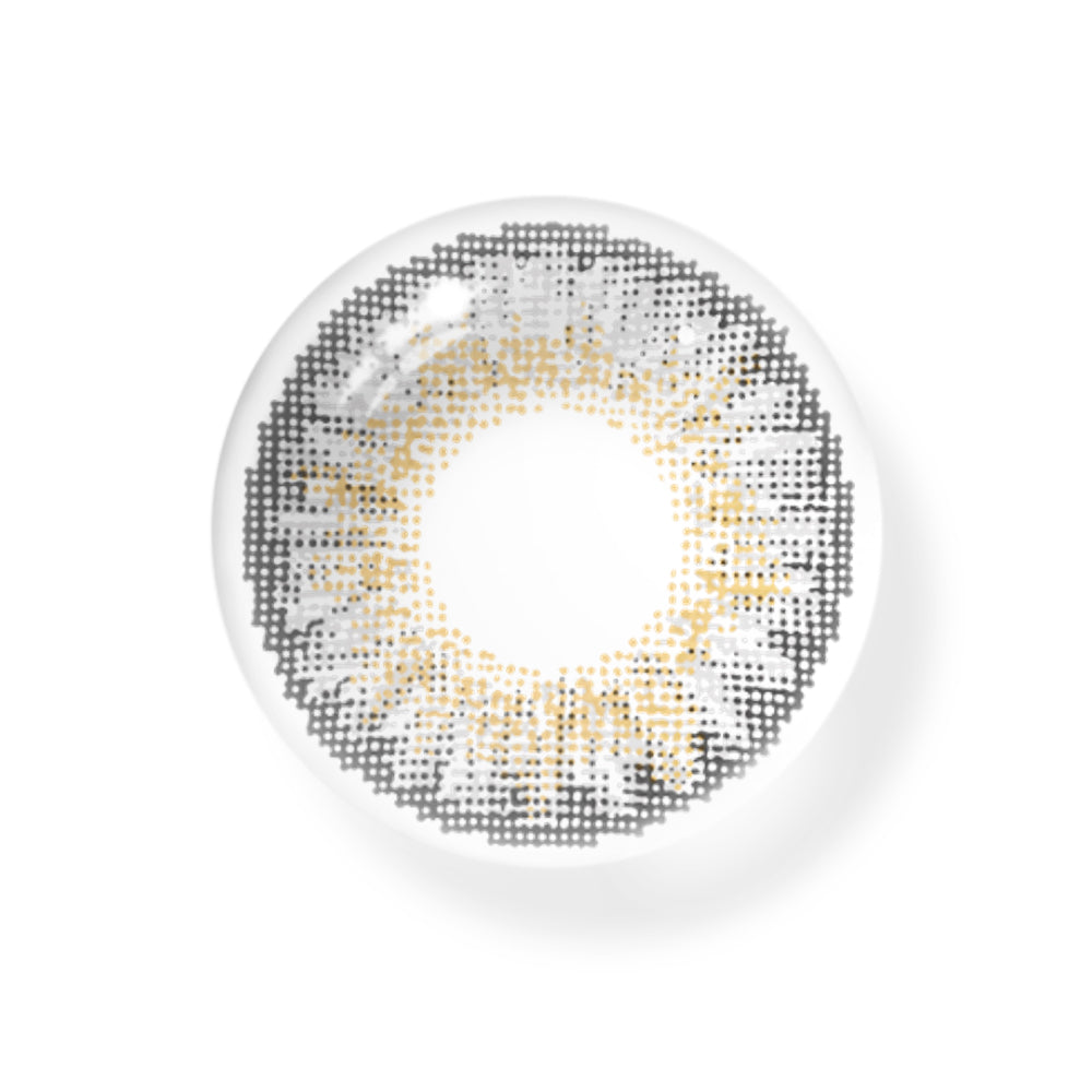New 3-Tone Gray Prescription Colored Contact Lenses