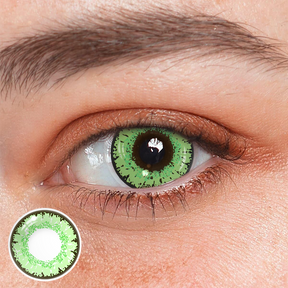 Cosplay Queen Light Green Colored Contact Lenses