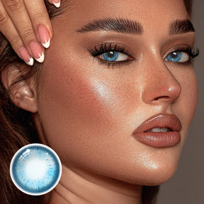 Deema Blue Colored Contact Lenses