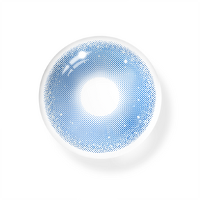 Cosplay Gold Rim Blue Colored Contact Lenses