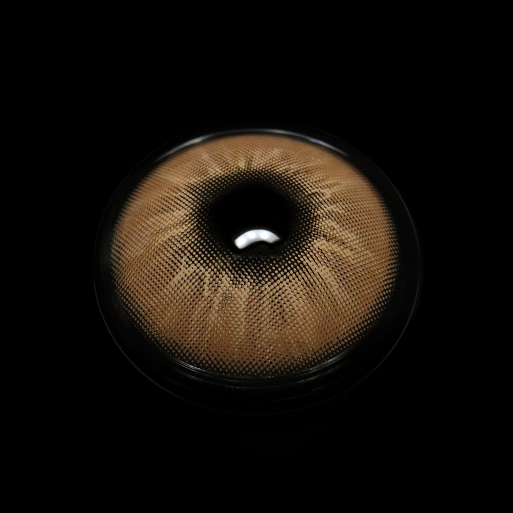 Love Story Pea Brown Prescription Colored Contact Lenses