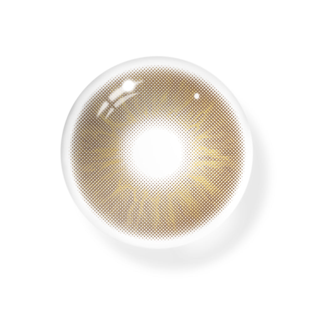 Love Story Pea Brown Prescription Colored Contact Lenses