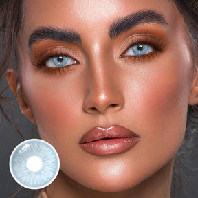 Mule Blue Colored Contact Lenses