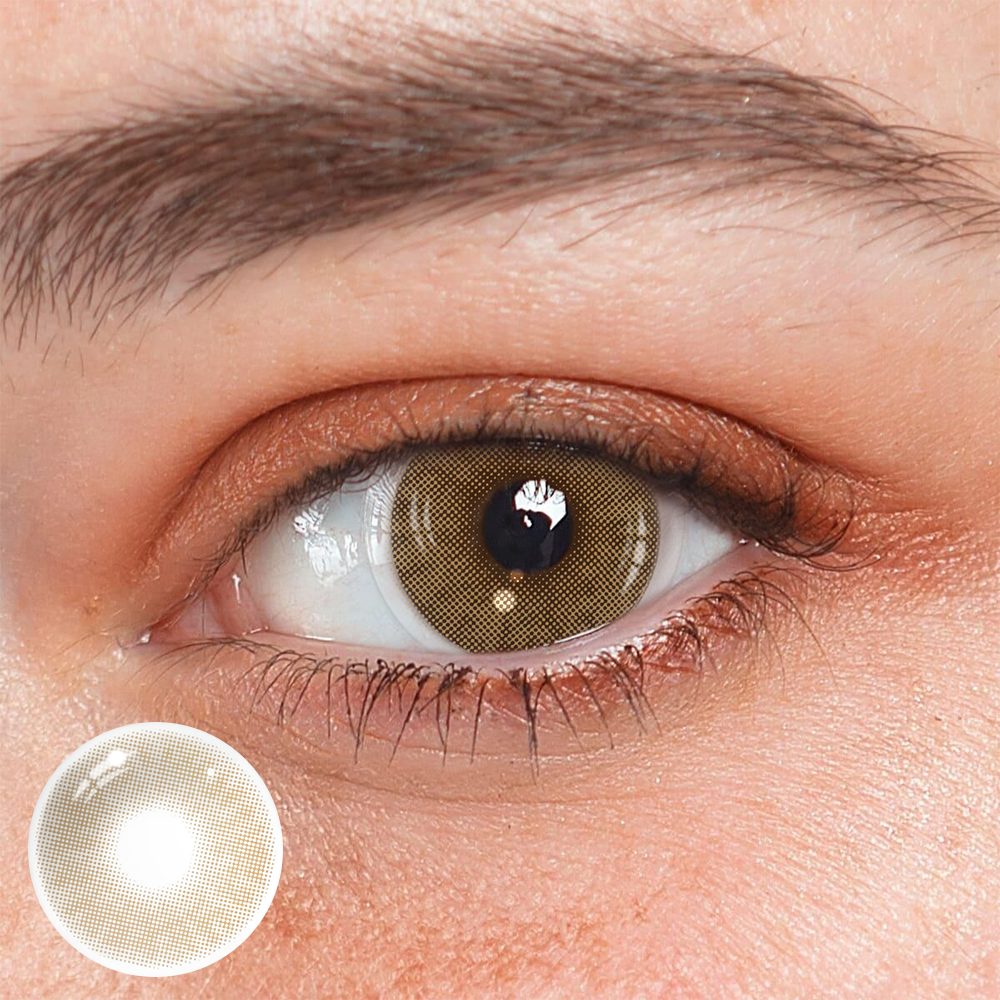 Matte Hazel Colored Contact Lenses