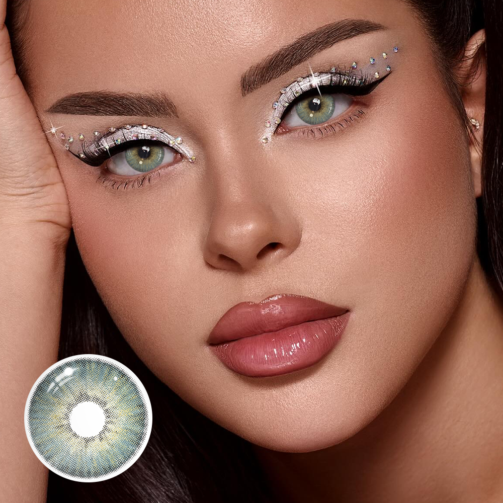 New York Urban Green Colored Contact Lenses