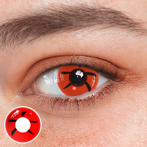 Cosplay NARUTO Madara Red Colored Contact Lenses