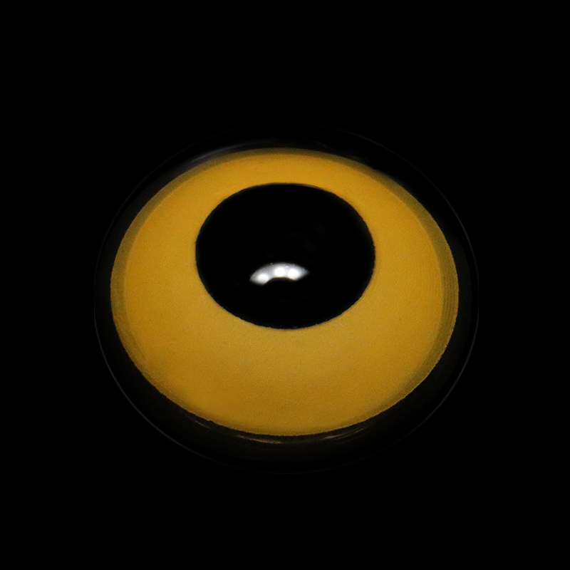 Cosplay Block Orange Colored Contact Lenses