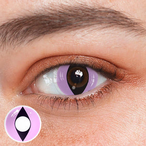 Cosplay Cat Eye Purple Colored Contact Lenses