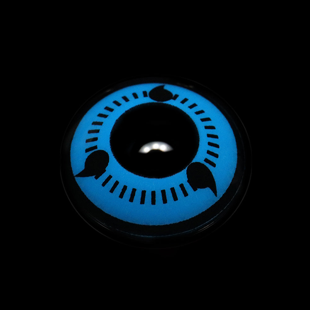 Cosplay NARUTO Sharingan Blue Colored Contact Lenses
