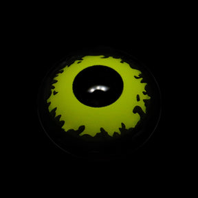 Cosplay Demonlord Mammon Yellow Colored Contact Lenses