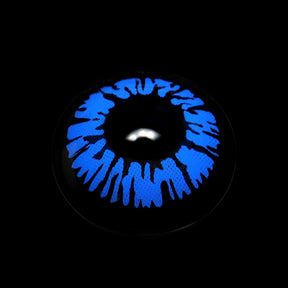 Cosplay Cyberpunk Blue Colored Contact Lenses