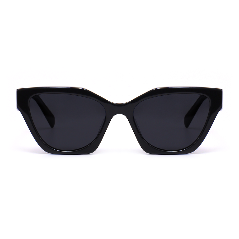 Adrienne Cat eye Black Sunglasses
