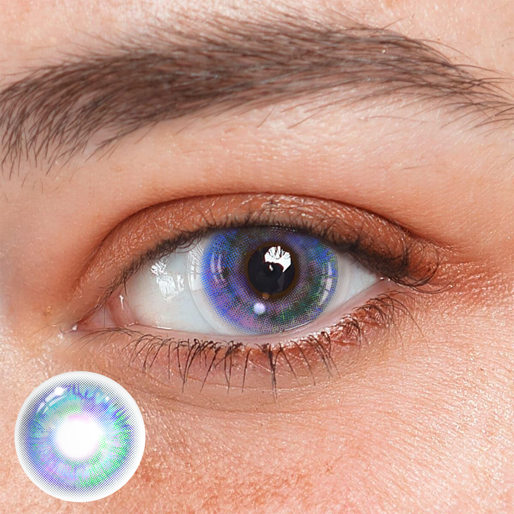 Cosplay Rio Blue Prescription Colored Contact Lenses
