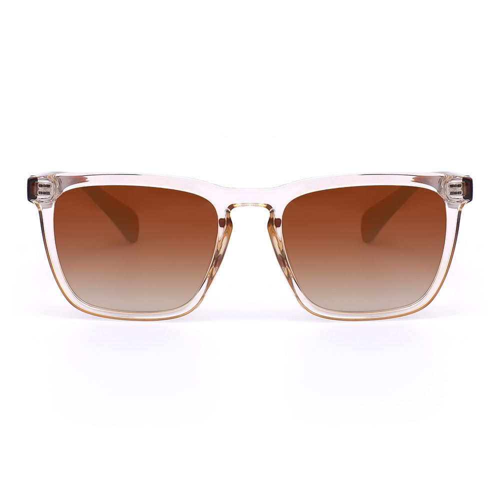 Brenda Retro Square Yellow Sunglasses