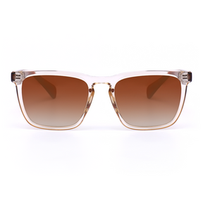 Brenda Retro Square Yellow Sunglasses