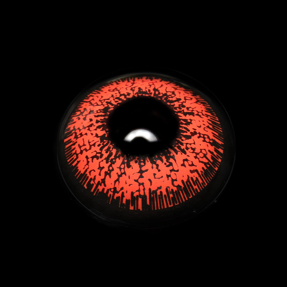 Cosplay Succubus Red Colored Contact Lenses