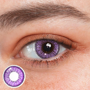 Cosplay Succubus Purple Colored Contact Lenses