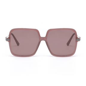 Alexandra Geometric Pink Sunglasses