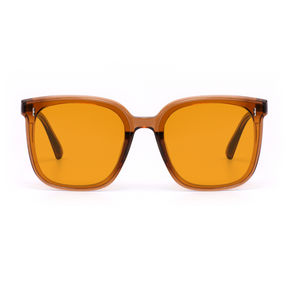 Anita Oversized Orange Sunglasses