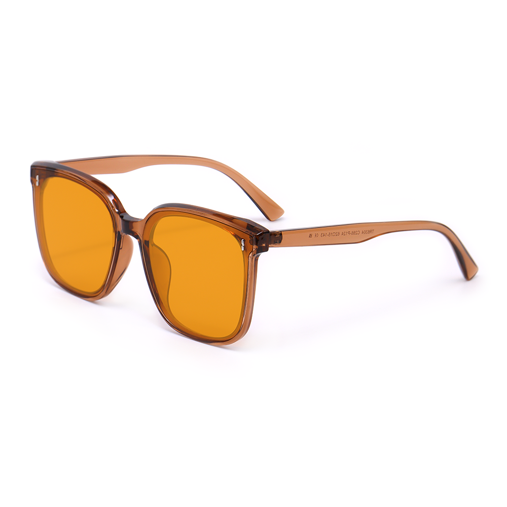 Anita Oversized Orange Sunglasses