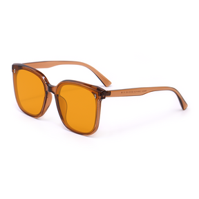 Anita Oversized Orange Sunglasses