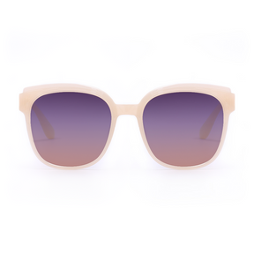 Rosario Retro Squared Pink Sunglasses