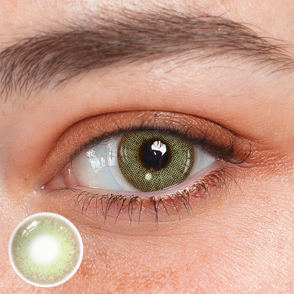 Wildcat Green Prescription Colored Contact Lenses