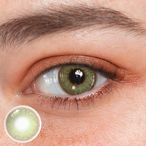 Wildcat Green Prescription Colored Contact Lenses