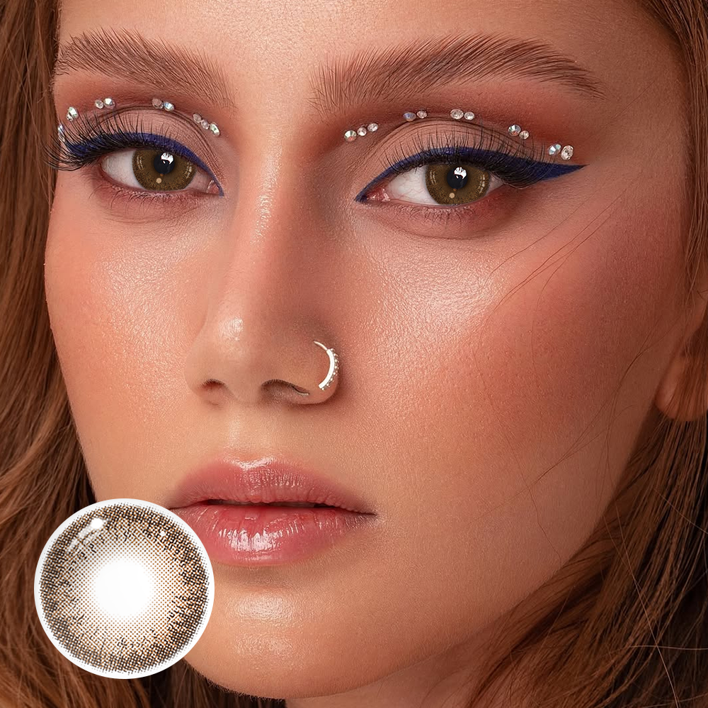 Zaniah Sepia Brown Daily (10 Pcs) Colored Contact Lenses