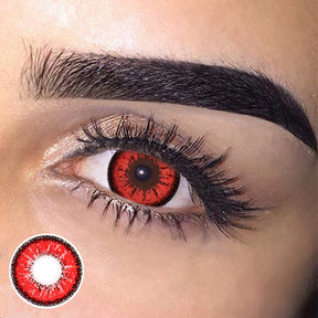 Cosplay ICE Red Prescription Colored Contact Lenses