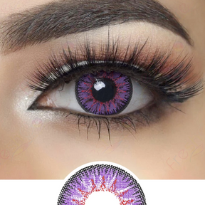 Vega Violet Purple Prescription Colored Contact Lenses