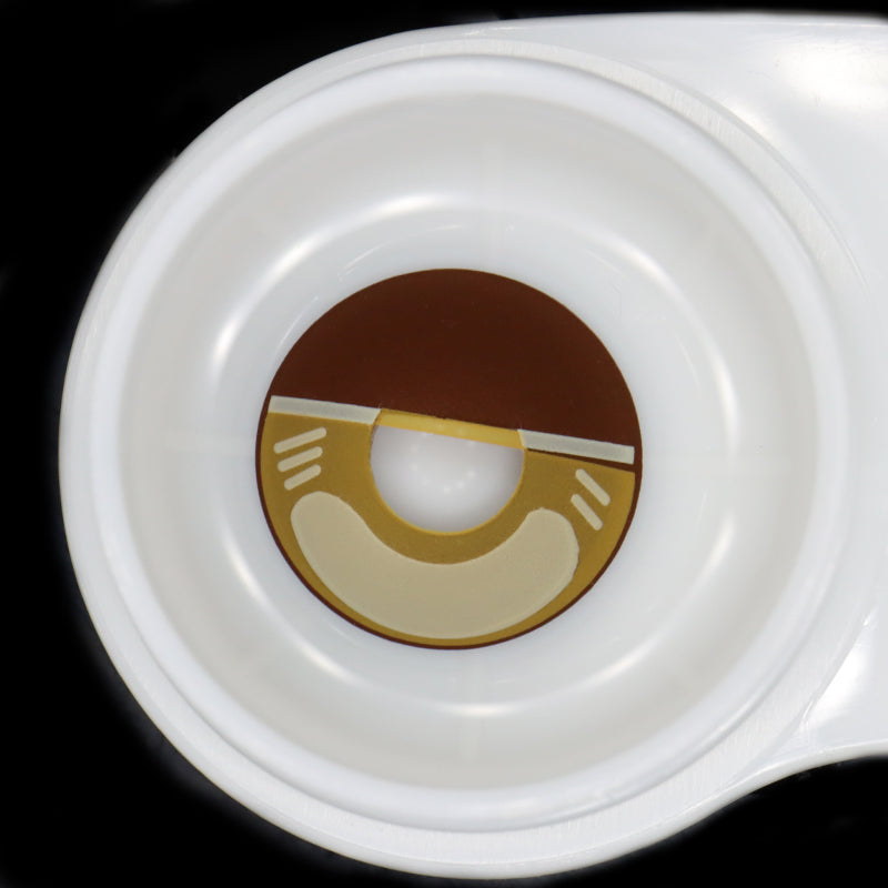 Cosplay Agatsuma Zenitsu Coffee Colored Contact Lenses