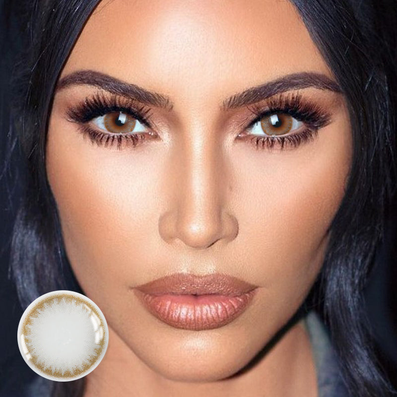 Adriene Brown Prescription Colored Contact Lenses