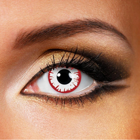 Cosplay WHITE DEMON Red  Colored Contact Lenses