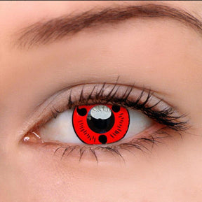 Halloween Red Sasuke Uchiha Colored Contact Lenses
