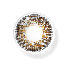 New 3-Tone Hazel Brown Prescription Colored Contact Lenses