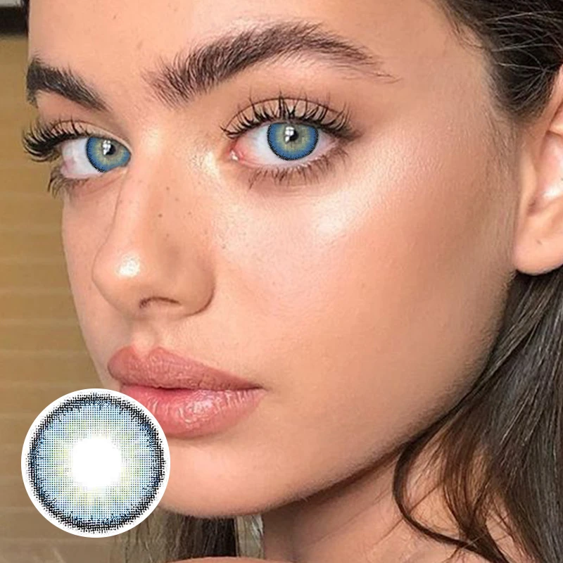 Premium Candy Blue Prescription Colored Contact Lenses