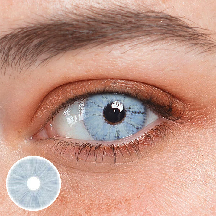Clover Blue Prescription Colored Contact Lenses