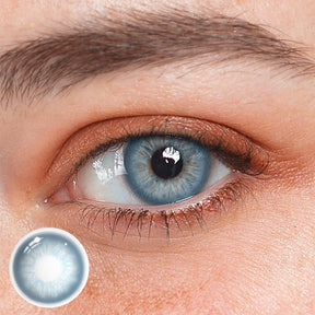 Celeste Blue Prescription Colored Contact Lenses